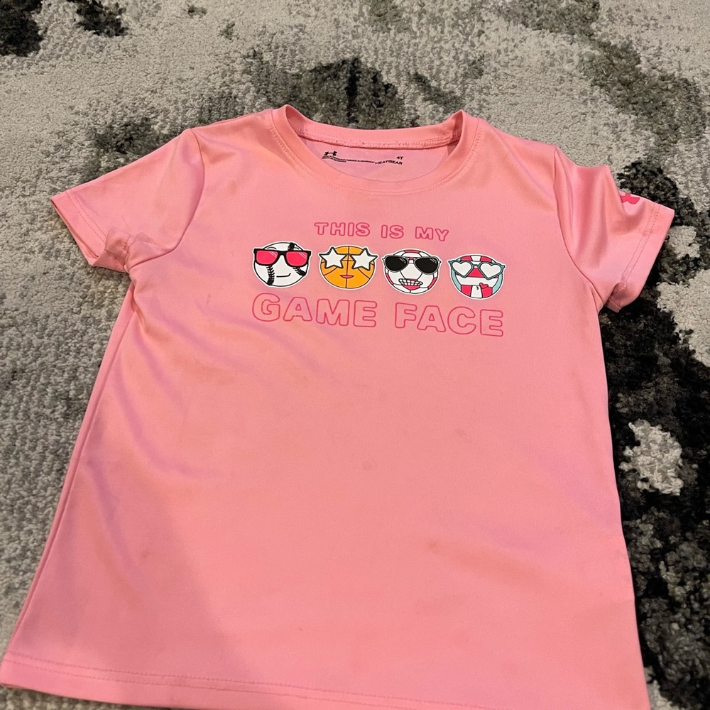 Girls Under Armour Heat Gear Shirt